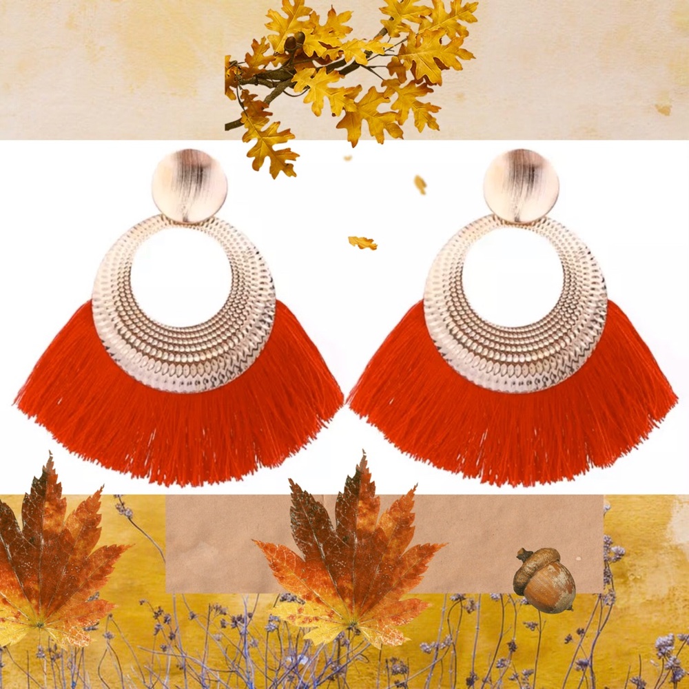 🦋Geometric Tasseled‎ Fashion Earrings